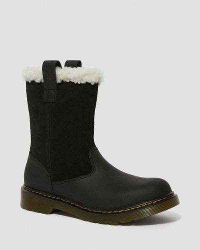 Botas Dr Martens Youth Juney Faux Fur Lined Para Niños DR8383G